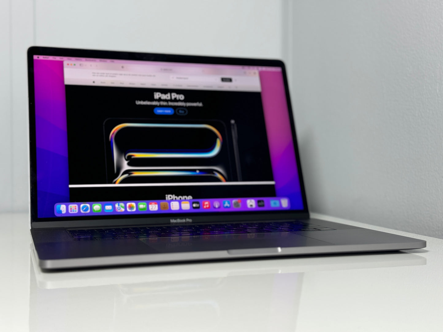 Macbook Pro 15,4" 4k Retina | Touch Bar | intel Core i7 | 512 Gb SSD | 16Gb RAM | Spacegrey (a1990)