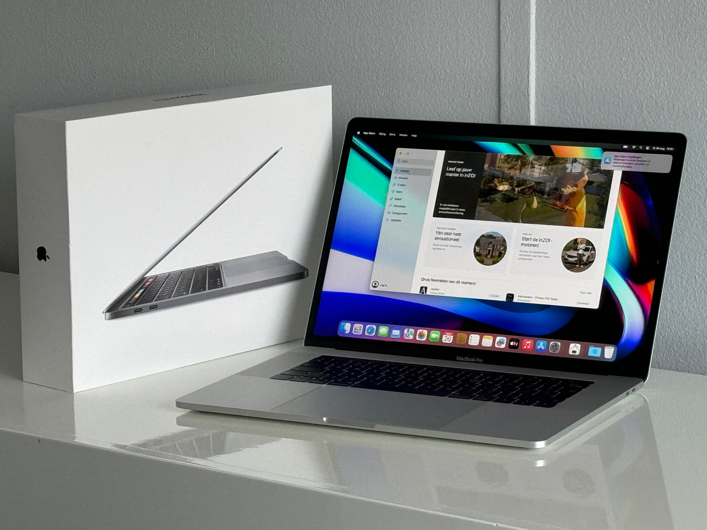 Macbook Pro 16,2" 4k Retina | Touch Bar | intel 6-Core i7 | 512 Gb SSD | 32Gb RAM | Silver (a2141)